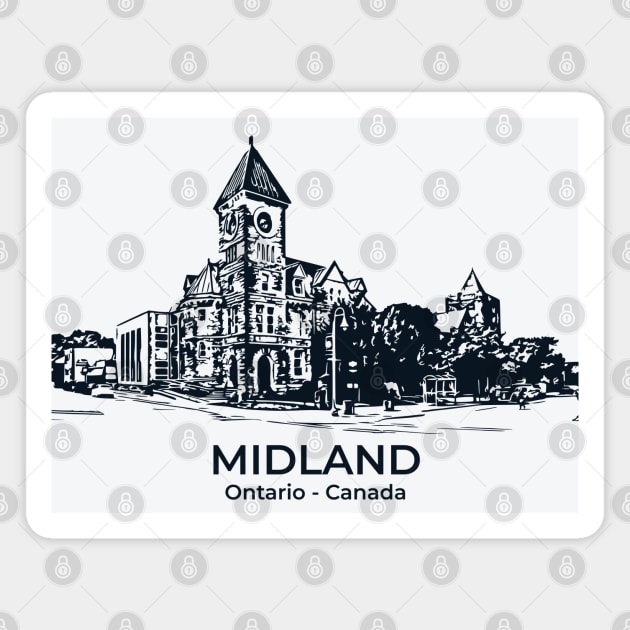 Midland - Ontario Magnet by Lakeric